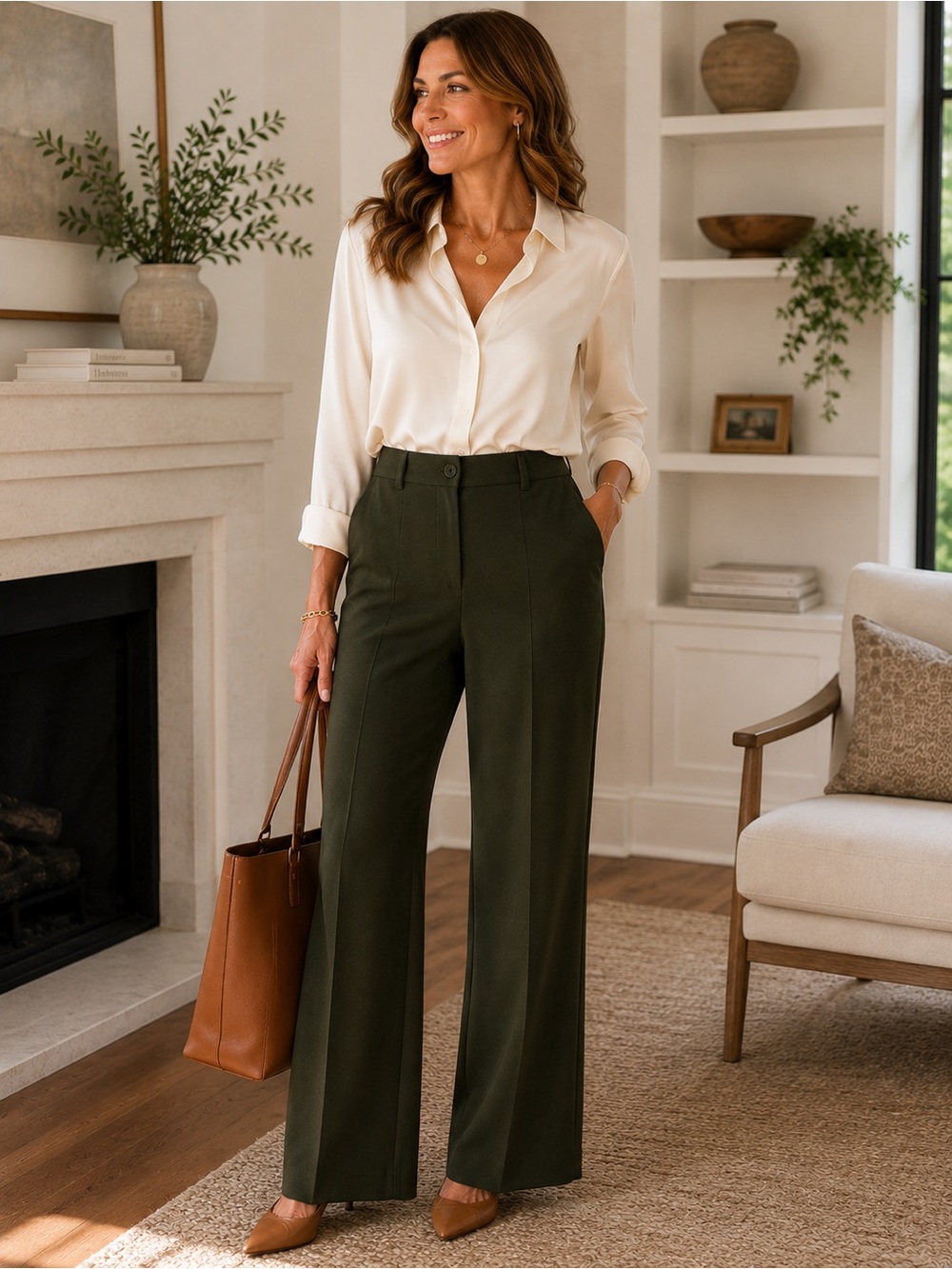 Max Studio Black Straight Leg Career Trousers | Tailored Office Pants | Classic
